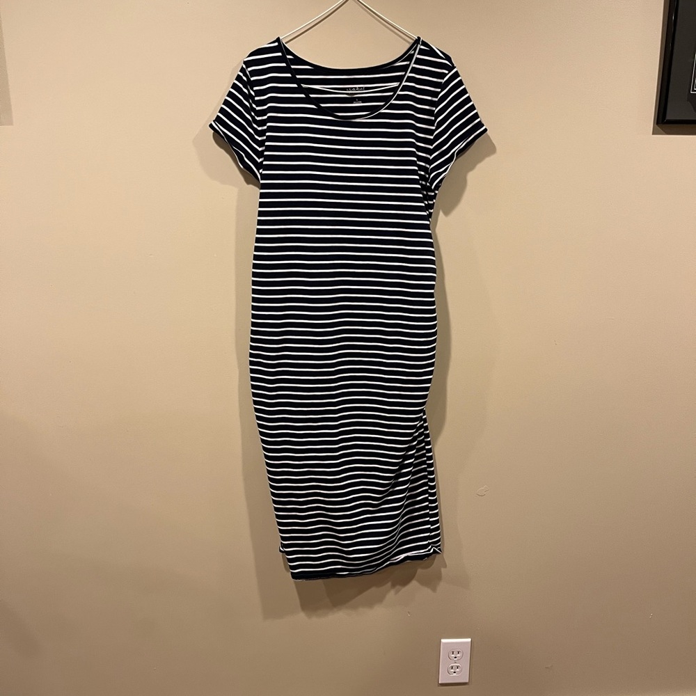 Isabel Maternity stripped dress